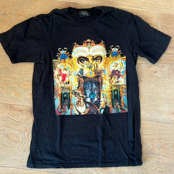 Michael Jackson Dangerous World Tour Tee T-shirt King of Pop Small - Picture 1 of 5